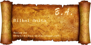 Bilkei Anita névjegykártya